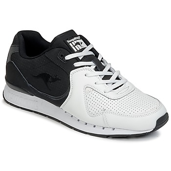 鞋子 男士 球鞋基本款 Kangaroos COIL-R2 TONE 白色 / 黑色
