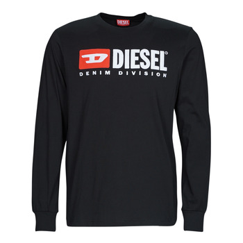 衣服 男士 长袖T恤 Diesel 迪赛尔 T-JUST-LS-DIV 黑色