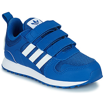 鞋子 男孩 球鞋基本款 Adidas Originals 阿迪达斯三叶草 ZX 700 HD CF C 蓝色 / 白色