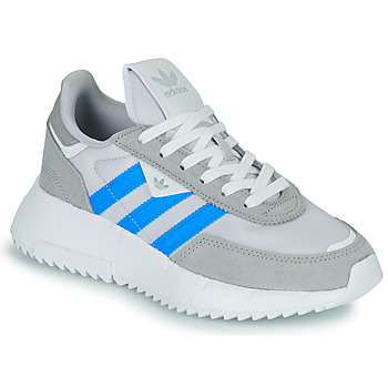鞋子 男孩 球鞋基本款 Adidas Originals 阿迪达斯三叶草 RETROPY F2 J 灰色 / 蓝色
