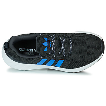 Adidas Originals 阿迪达斯三叶草 SWIFT RUN 22 J 黑色 / 蓝色
