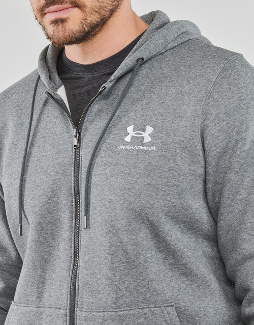 Under Armour 安德玛 UA Essential Fleece FZ Hood 灰色
