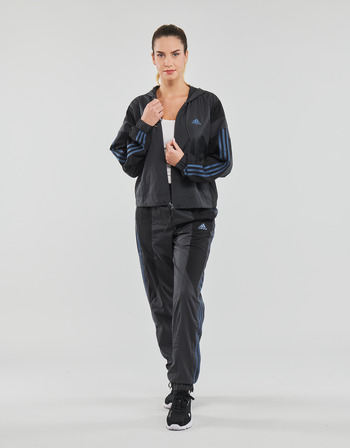 衣服 女士 厚套装 adidas Performance 阿迪达斯运动训练 W GAMETIME TS 煤黑色