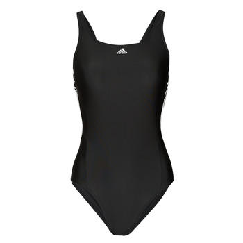 衣服 女士 单件泳装 adidas Performance 阿迪达斯运动训练 3S MID SUIT 黑色