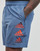 衣服 男士 短裤&百慕大短裤 adidas Performance 阿迪达斯运动训练 D2M LOGO SHORT 蓝色