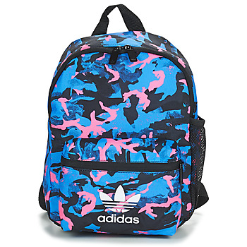 包 双肩包 Adidas Originals 阿迪达斯三叶草 CAMO INF BACKPACK 蓝色 / 玫瑰色