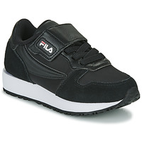 鞋子 儿童 球鞋基本款 Fila RETROQUE VELCRO 黑色
