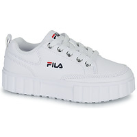 鞋子 女孩 球鞋基本款 Fila SANDBLAST 白色