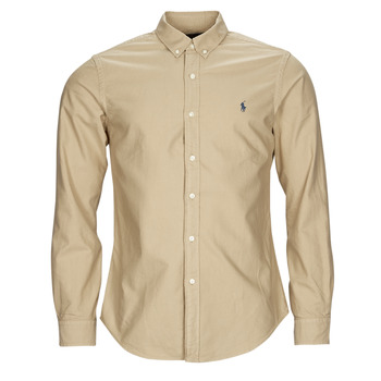 衣服 男士 长袖衬衫 Polo Ralph Lauren SLBDPPCS-LONG SLEEVE-SPORT SHIRT 米色