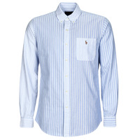 衣服 男士 长袖衬衫 Polo Ralph Lauren CUBDPPPKS-LONG SLEEVE-SPORT SHIRT 蓝色 / 白色
