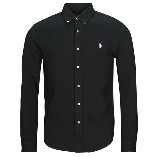 衣服 男士 长袖衬衫 Polo Ralph Lauren LSFBBDM5-LONG SLEEVE-KNIT 黑色