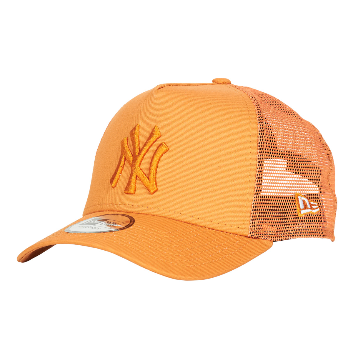 纺织配件 鸭舌帽 New-Era TONAL MESH TRUCKER NEW YORK YANKEES 橙色