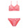 衣服 女孩 泳装两件套 Roxy 罗克西 VACAY FOR LIFE CROP TOP SET 玫瑰色 / 白色