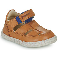 鞋子 男孩 凉鞋 Kickers TRACTUS 棕色