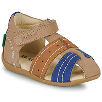 鞋子 儿童 凉鞋 Kickers BIGBAZAR-2 米色 / 海蓝色