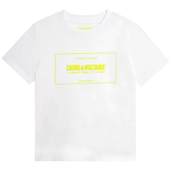 衣服 男孩 短袖体恤 Zadig & Voltaire X25355-N05-J 白色