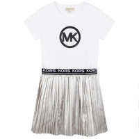 衣服 女孩 短裙 Michael by Michael Kors R12161-M31-C 白色 / 银色