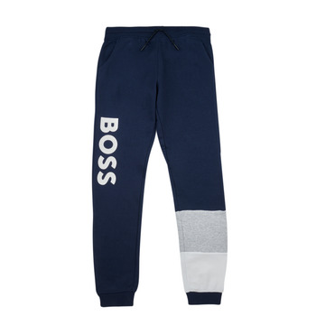 衣服 男孩 厚裤子 BOSS J24828-849-J 海蓝色 / 灰色 / 白色