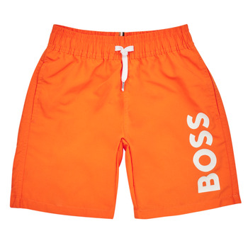 衣服 男孩 短裤&百慕大短裤 BOSS J24846-401-J 橙色