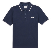 衣服 男孩 短袖保罗衫 BOSS J25P26-849-C 海蓝色