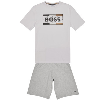 衣服 男孩 女士套装 BOSS J28111-10P-J 白色 / 灰色