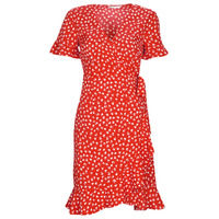 衣服 女士 短裙 Only ONLOLIVIA S/S WRAP DRESS 红色
