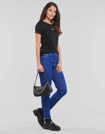 Calvin Klein Jeans MICRO MONO LOGO SLIM 黑色