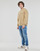 衣服 男士 卫衣 Calvin Klein Jeans SHRUNKEN BADGE CREW NECK 米色