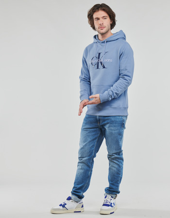 Calvin Klein Jeans MONOLOGO REGULAR HOODIE 蓝色