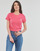 衣服 女士 短袖体恤 Calvin Klein Jeans 2-PACK MONOGRAM SLIM TEE X2 白色 / 玫瑰色