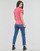 衣服 女士 短袖体恤 Calvin Klein Jeans 2-PACK MONOGRAM SLIM TEE X2 白色 / 玫瑰色