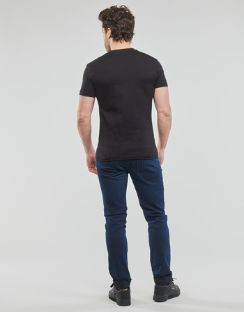 Calvin Klein Jeans TRANSPARENT STRIPE LOGO TEE 黑色
