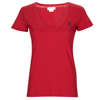 衣服 女士 短袖体恤 U.S Polo Assn. 美国马球协会 BELL 波尔多红