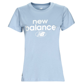 衣服 女士 短袖体恤 New Balance新百伦 Essentials Graphic Athletic Fit Short Sleeve 蓝色