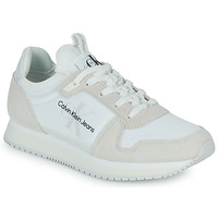鞋子 女士 球鞋基本款 Calvin Klein Jeans RUNNER SOCK LACEUP NY-LTH W 白色