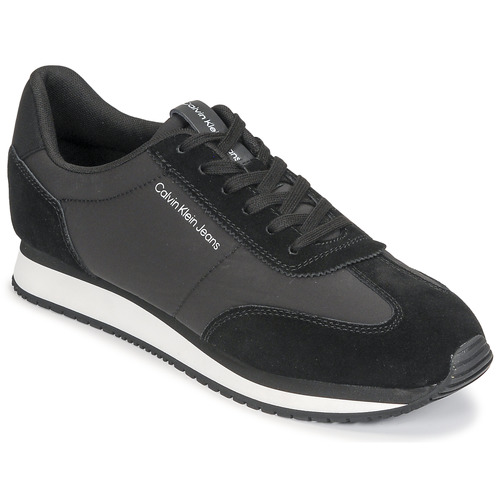 鞋子 男士 球鞋基本款 Calvin Klein Jeans RETRO RUNNER WINGTIP MIX 黑色