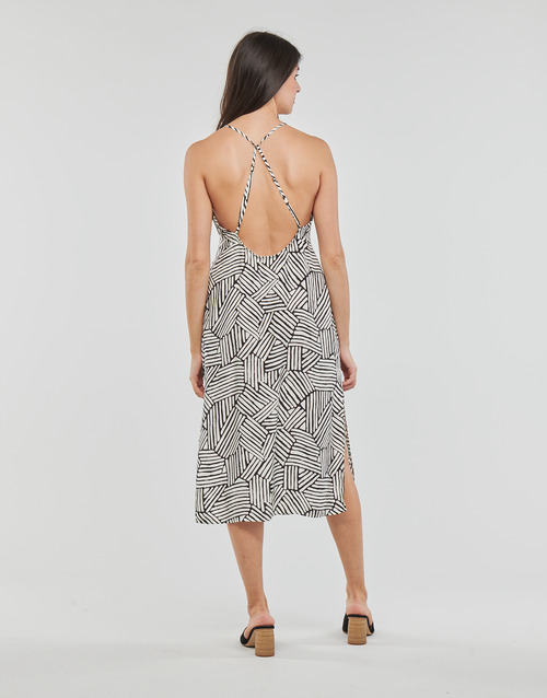 Superdry 极度干燥 VINTAGE MIDI HALTER SLIP DRESS 黑色 / 白色