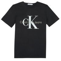 衣服 儿童 短袖体恤 Calvin Klein Jeans MONOGRAM LOGO T-SHIRT 黑色