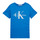 衣服 儿童 短袖体恤 Calvin Klein Jeans MONOGRAM LOGO T-SHIRT 蓝色