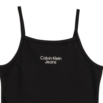 Calvin Klein Jeans STACK LOGO PUNTO STRAP 黑色