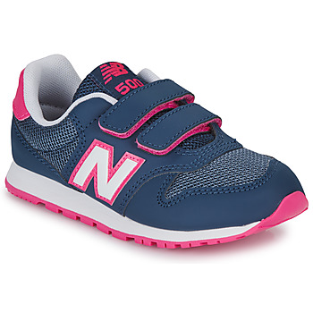 鞋子 女孩 球鞋基本款 New Balance新百伦 500 蓝色 / 玫瑰色