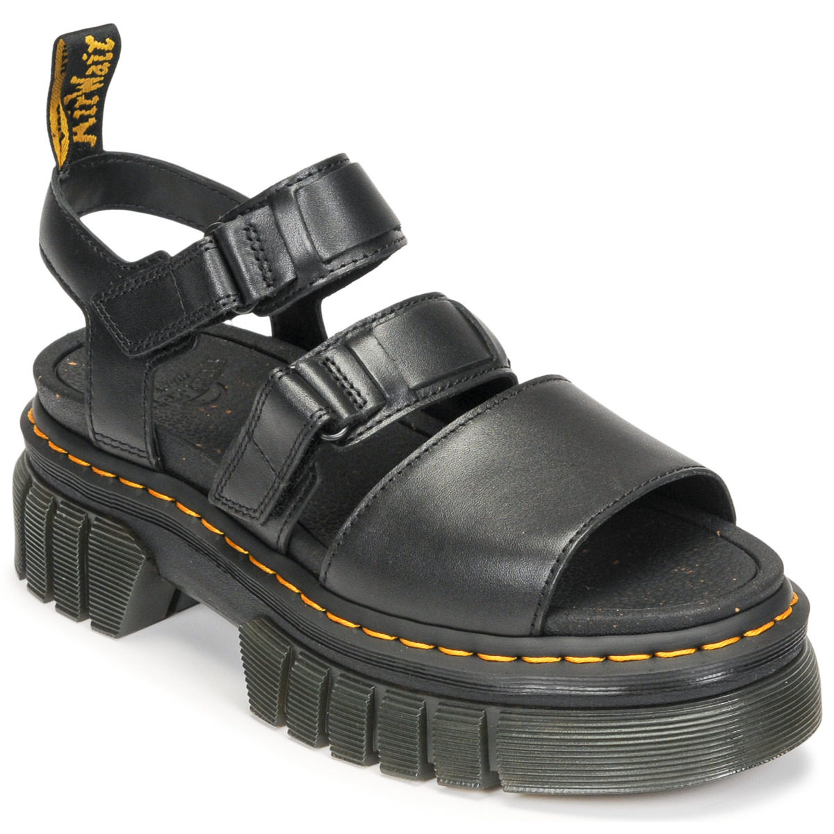 鞋子 女士 凉鞋 Dr Martens Ricki 3-strap sandal 黑色