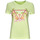 衣服 女士 短袖体恤 Guess SS CN TRIANGLE FLOWERS TEE 绿色
