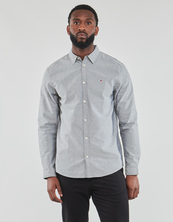 衣服 男士 长袖衬衫 Tommy Jeans TJM CLASSIC OXFORD SHIRT 灰色 / Fonce