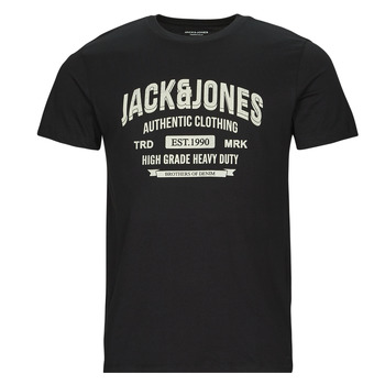 衣服 男士 短袖体恤 Jack & Jones 杰克琼斯 JJEJEANS TEE SS O-NECK 黑色