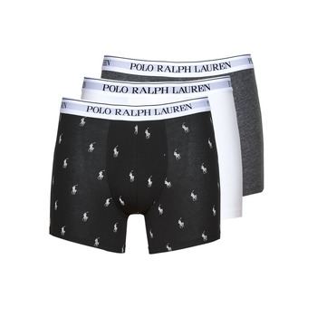 内衣 男士 拳击 Polo Ralph Lauren UNDERWEAR-BOXER BRIEF-3 PACK-BOXER BRIEF 黑色 / 白色 / 灰色 / 白色