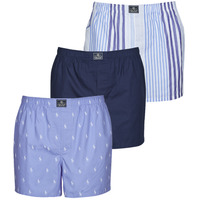 内衣 男士 男士短裤 Polo Ralph Lauren UNDERWEAR-OPEN BOXER-3 PACK-BOXER 蓝色
