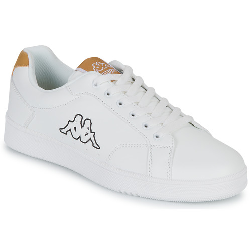 鞋子 男士 球鞋基本款 Kappa 卡帕 ADENIS 白色 / 棕色
