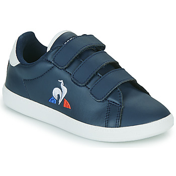 鞋子 儿童 球鞋基本款 Le Coq Sportif 乐卡克 COURTSET PS 海蓝色