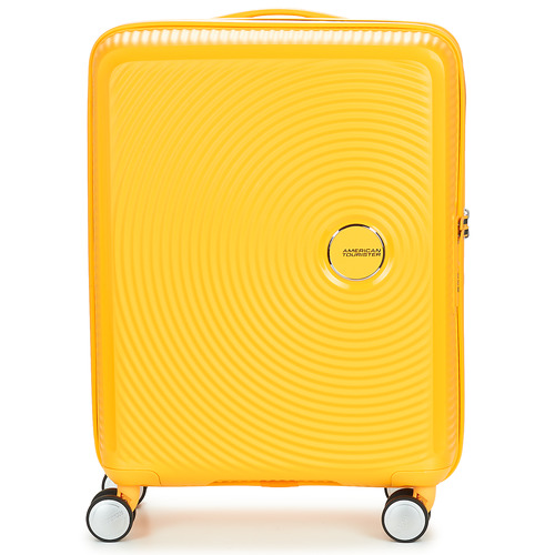 包 硬壳行李箱 American Tourister SOUNDBOX SPINNER 55/20 TSA EXP 黄色